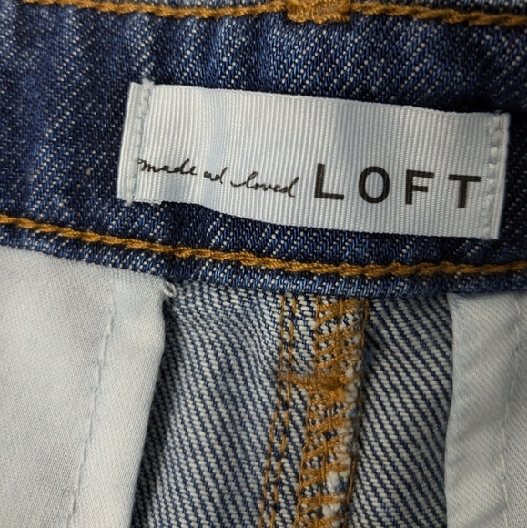 Loft High Rise Wide Leg Jean Size 29 - Picture 3 of 5